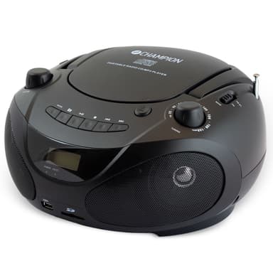 Champion Boombox CD/Radio/MP3/USB Svart