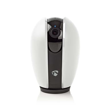 Nedis SmartLife Innendørs kamera | Wi-Fi | Full HD 1080p | Panorering og vipping | Cloud Storage (valgfritt) / microSD (ikke inkludert) | Med bevegelses sensor | Nattsyn | Hvit / Mørk Grå