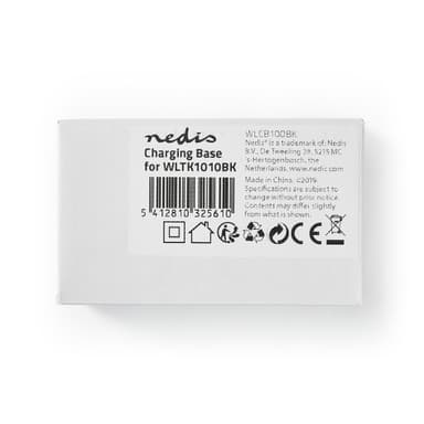 Nedis Walkie-Talkie Charging Base - NEW | Egnet for: WLTK1010BK | 2 | Sort