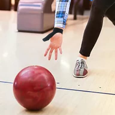 Bowling Thumb Saver Protector Hanske Sort
