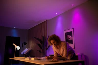 Philips Hue WAC lyspære 4,2 W GU10 (topakning)