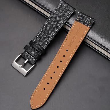 Utskifting av klokkerem for Rolex og Swtach Sort 20 mm