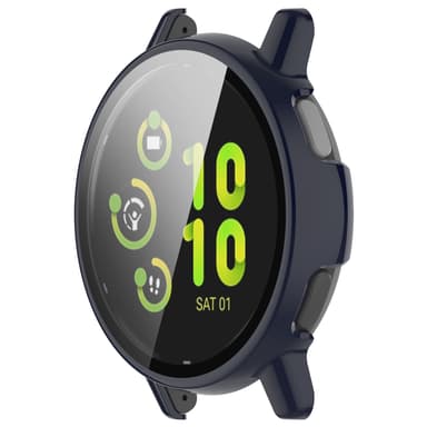 Klokkedeksel med skjermbeskytter for Garmin Vivoactive 5 Blå