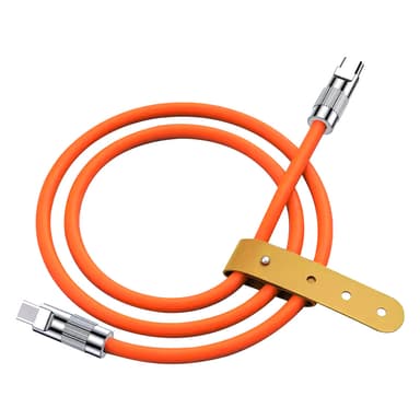 120W USB-C til USB-C hurtigladekabel 1 m Oransje