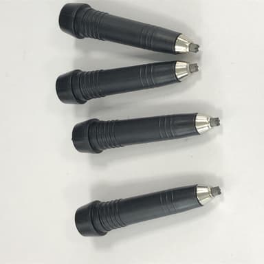 Tungsten stålspisser for turstaver 4-pakning Sort