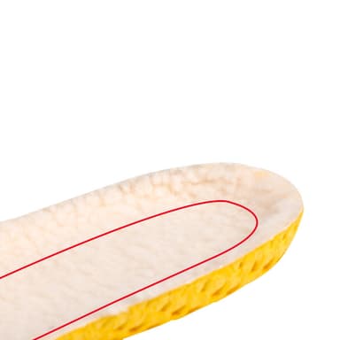 Vintervarmt lammeskinn pluss fløyelssåler 26x1 cm