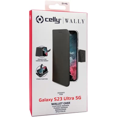 Lommebokveske Galaxy S23 Ultra 5G Svart