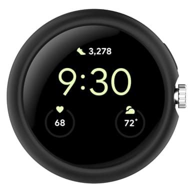 PC halvpakke beskyttende deksel for Google Pixel Watch Sort