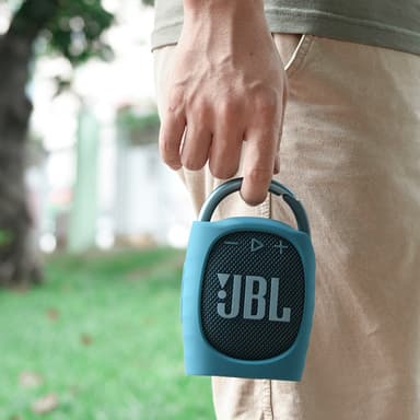 Silikonbeskyttelsesveske for JBL CLIP4 Bluetooth-høyttaler Blå