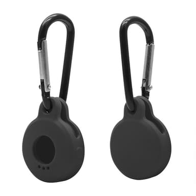 Silikonbeskyttelsesveske for Tile Sticke Bluetooth Tracker 2024 Sort