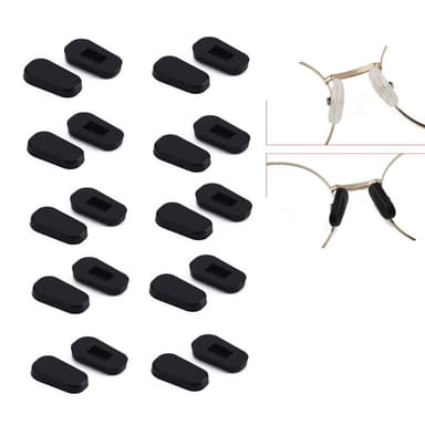 Nesebeskyttelse nesepute for briller 10 par Sort S