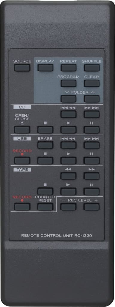 Teac AD-850-SE CD og kassettspiller (sort)