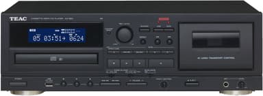 Teac AD-850-SE CD og kassettspiller (sort)