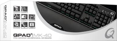 QPAD Gaming-Tastatur MK40 Nordic