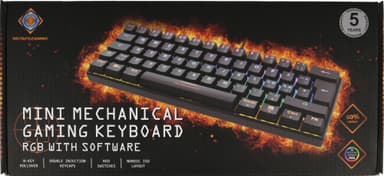 Deltaco DK430 gamingtastatur (sort)