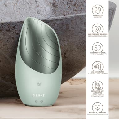 Geske Sonic Thermo rengjøringsbørste til ansikt GK000007GN01 (grønn)