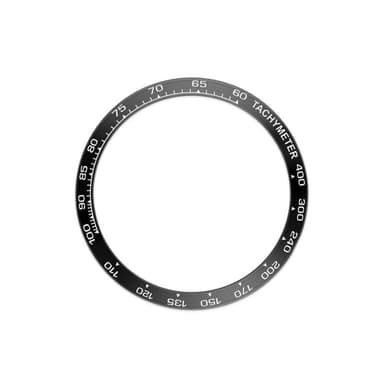 Ramme - Sort med hvite markeringer for Samsung Gear S2 Classic