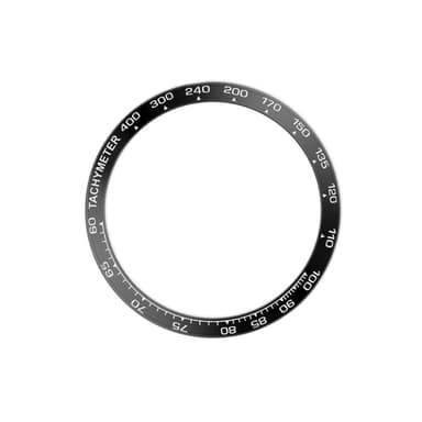 Ramme - Sort med hvite markeringer for Samsung Gear S2 Classic
