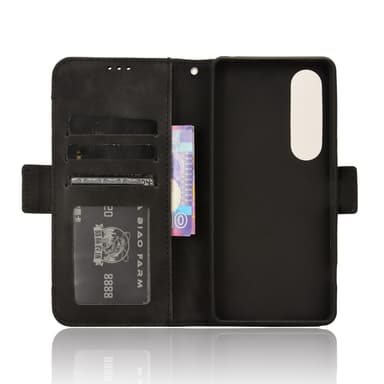 Xperia 1 Vi Lommebok-deksel - Svart