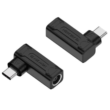 DC 7,9x0,9 hunn til USB-C mannlig 140W omformeradapter