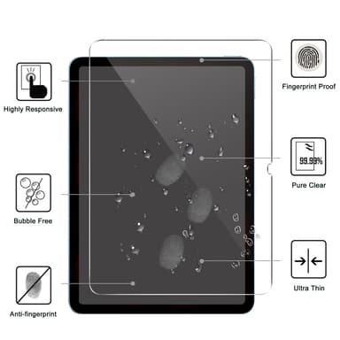 For iPad Air 11 (2024) Skjermbeskytter i Herdet Glass
