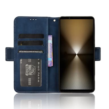 Xperia 1 Vi Lommebok-deksel - Blå