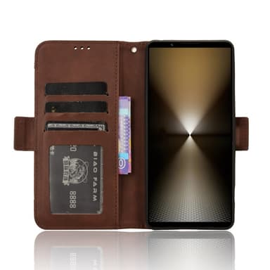 Xperia 1 Vi Lommebok-deksel - Brun