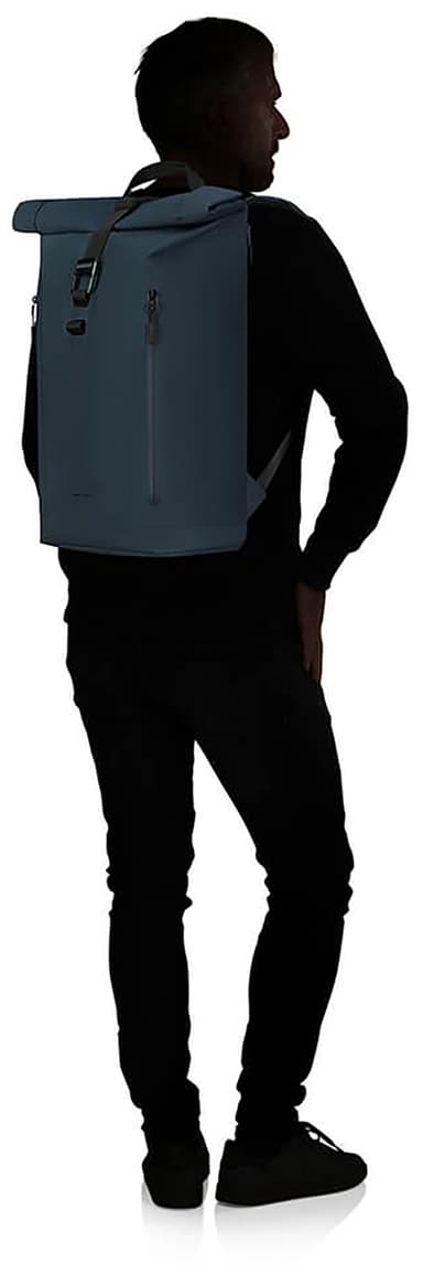Samsonite Coatify Biz Rolltop 15,6’’ ryggsekk for bærbar PC (blå)