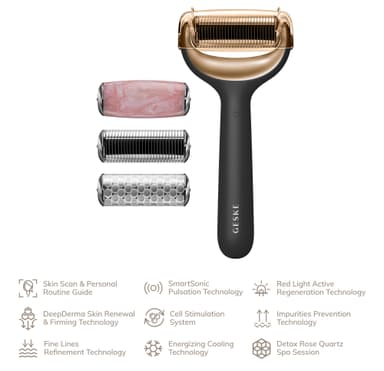 Geske MicroNeedle ansikts- og kroppsruller GK000042GY01 (sort)
