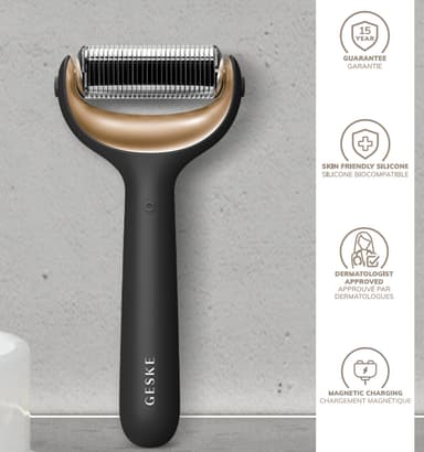 Geske MicroNeedle ansikts- og kroppsruller GK000042GY01 (sort)