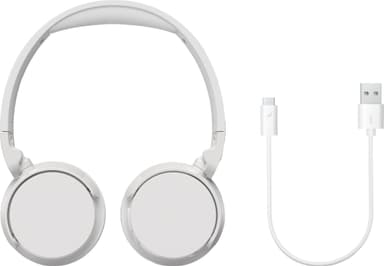 Philips H4209 trådløse on-ear hodetelefoner (hvit)