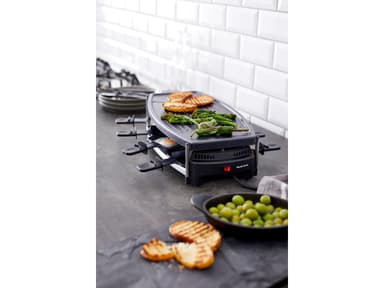 Nordic Sense Raclette 8 pers. 1000 watt Svart