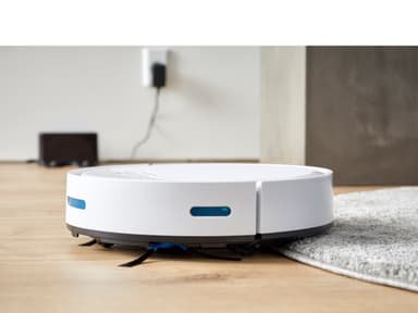 Nordic Sense Robotstøvsuger med ladestasjon Hvit