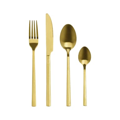 Nordic Sense Bestikksett 16 deler Gull