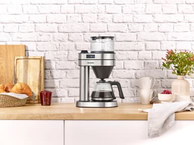 Severin Caprice Kaffetrakter 1450 watt Stål/Svart/Glass