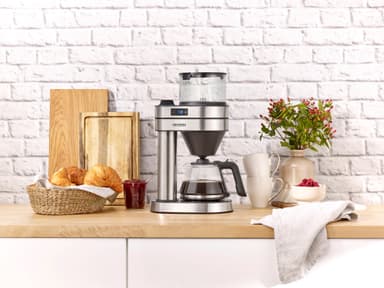 Severin Caprice Kaffetrakter 1450 watt Stål/Svart/Glass