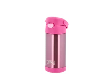 Thermos Funtainer Drikkeflaske m sugerør 355 ml Pink
