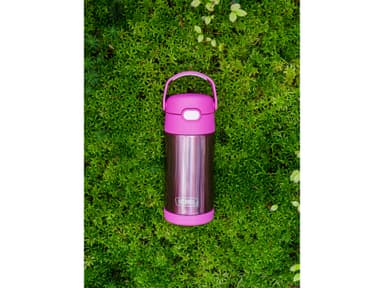 Thermos Funtainer Drikkeflaske m sugerør 355 ml Pink