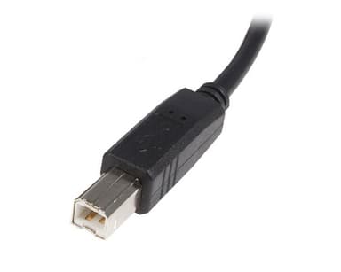 StarTech.com USB2HAB1M, 1 m, USB A, USB B, USB 2.0, 480 Mbit/s, Sort