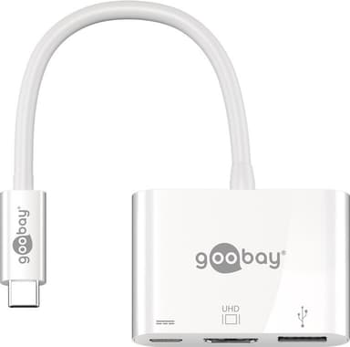 USB-C™ multiportadapter HDMI, PD, hvit