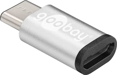 Adapter USB-C™ til USB 2.0 Micro-B, sølv