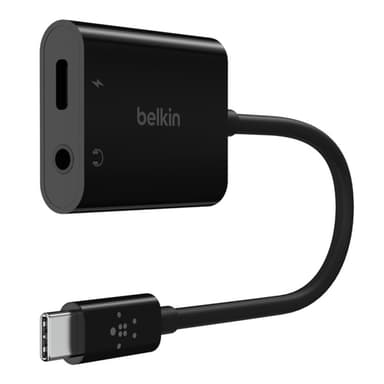 RockStar 3,5 mm lyd + USB-C ladeadapter