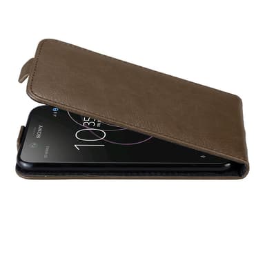 Sony Xperia XZ1 deksel flip cover (brun)