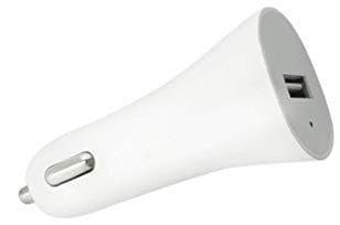 Billader med USB-kontakt, 1A, hvit