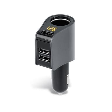 Forever billader, 3xUSB 3,1A, 12V-uttak 10A