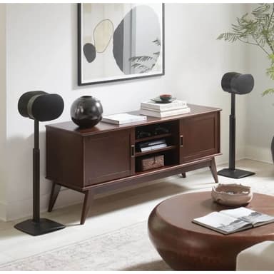 SANUS Gulvstativ Justerbart for Sonos ERA 300 Par Svart