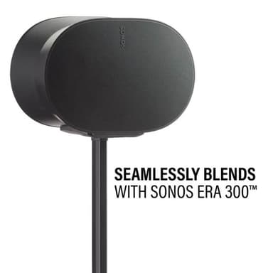 SANUS Gulvstativ Justerbart for Sonos ERA 300 Par Svart