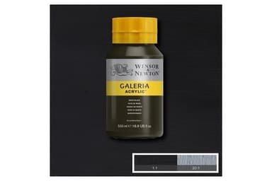 Galeria Akryl 500 ml Mars Svart 386