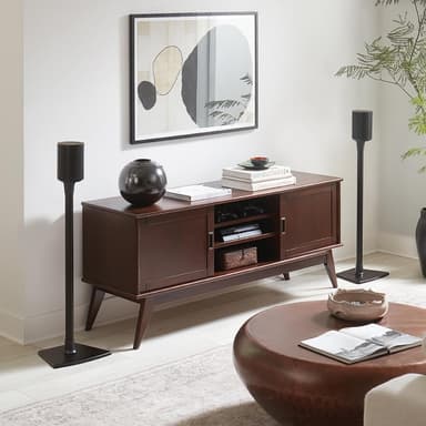 SANUS Gulvstativ for Sonos Era 100 Par Svart