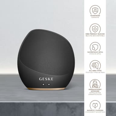 Geske Sonic Body Cleansing eksfolierende børste GK000706GY01 (sort)